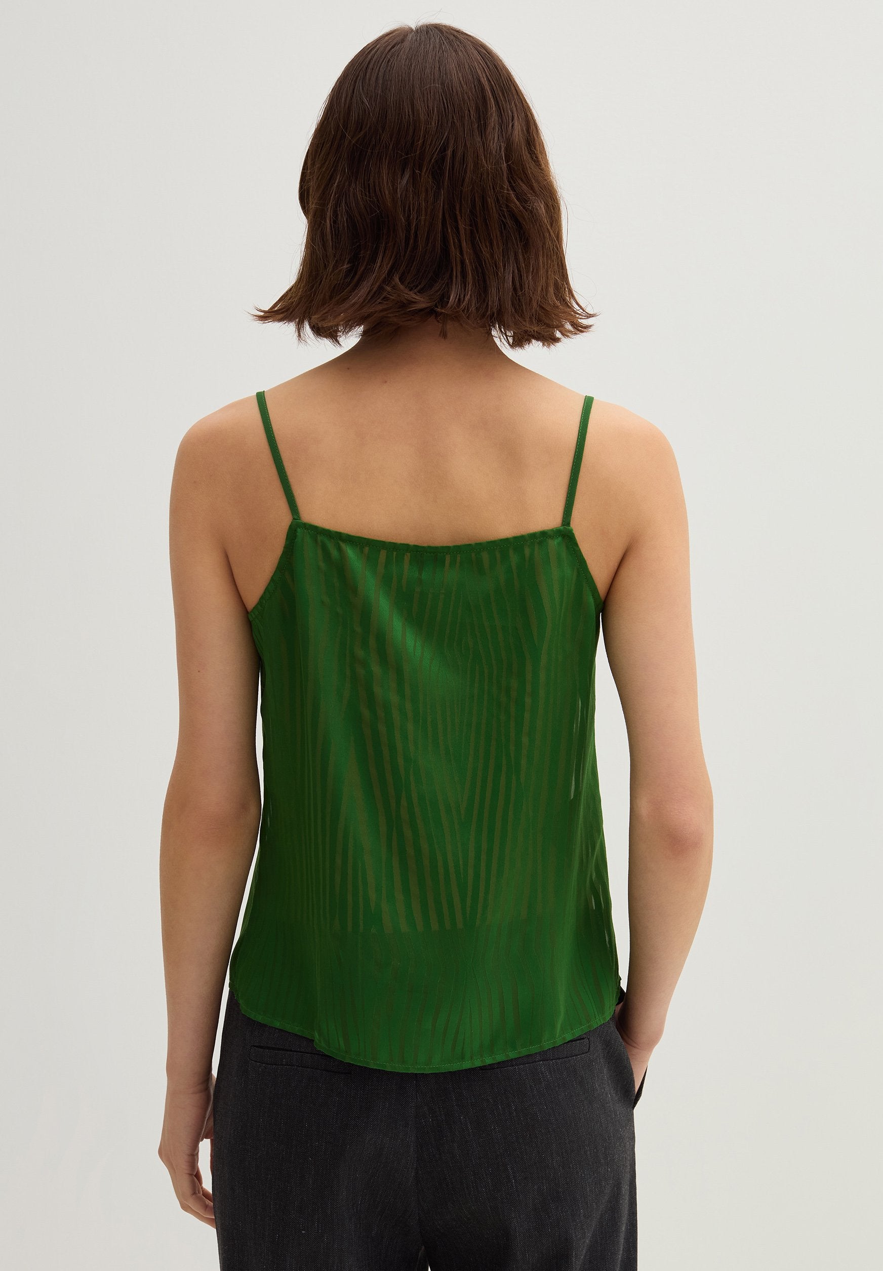 Stefanel DEVORÉ WITH SPAGHETTI STRAPS.