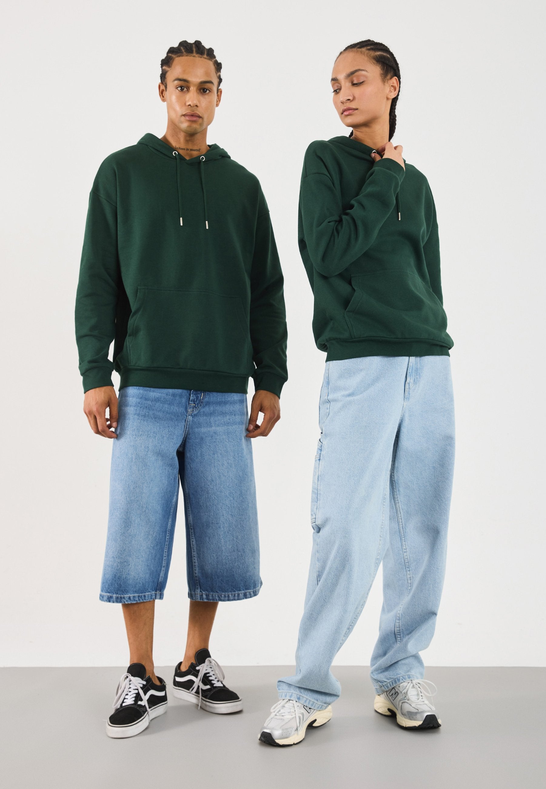 YOURTURN UNISEX 2 PACK RELAXED FIT HOODIE