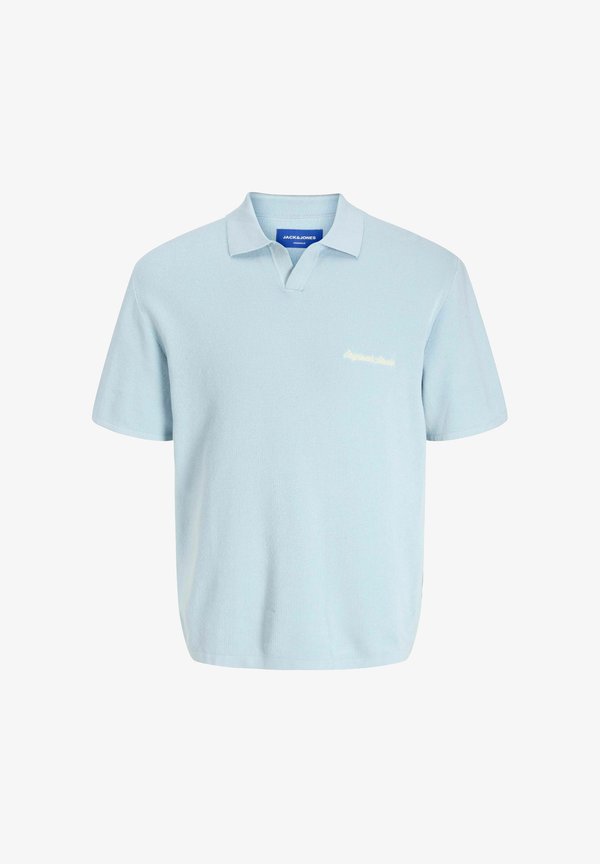 Jack & Jones Knitted Knitted - Polo shirt - skyway