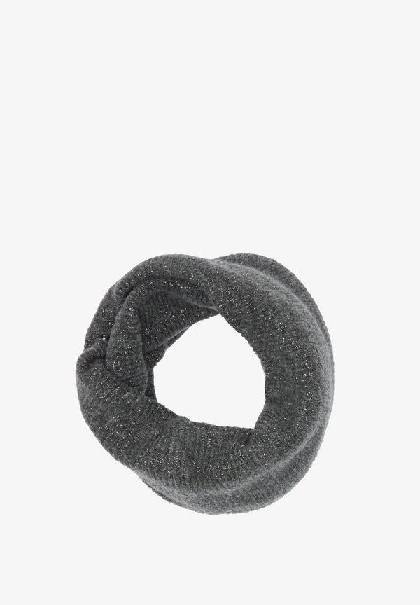 s.Oliver LOOP MIT LOGO - Snood - graphit