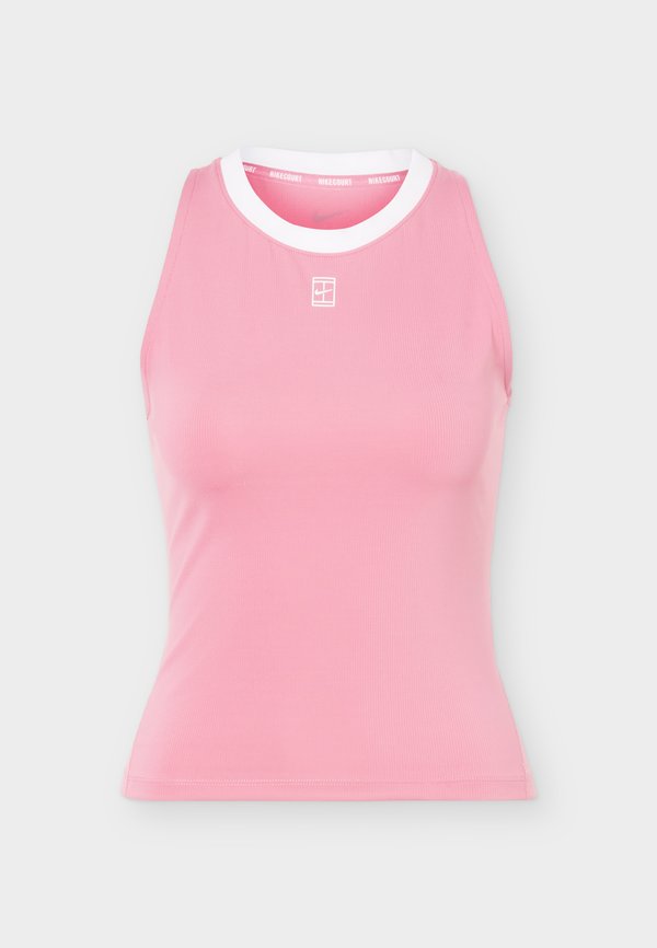 Nike Performance TANK - Top - peony/white