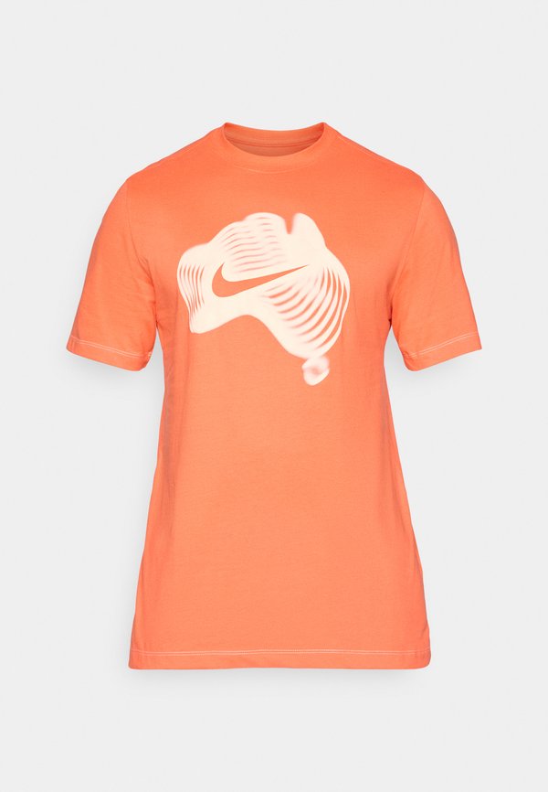 Nike Performance NIKECOURT TEE OPEN - Sports T-shirt - turf orange/sail