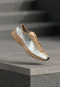 Nike Sportswear AIR SUPERFLY - Trainers - elm/metallic silver-coloured/baroque brown/skyline blue