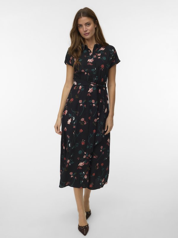 Vero Moda VMNEWHALLIE LONG TIE DRESS