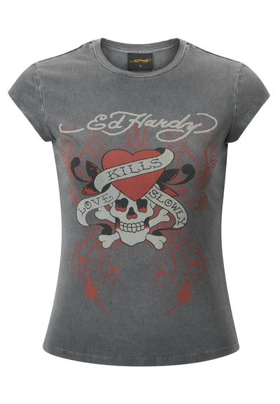 Ed Hardy LOVE KILLS CAP SLEEVE
