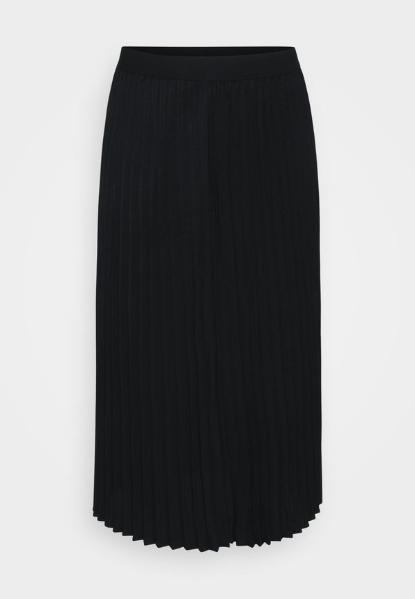 Vero Moda Curve VMCALVA High waist Long - Pleated skirt - black