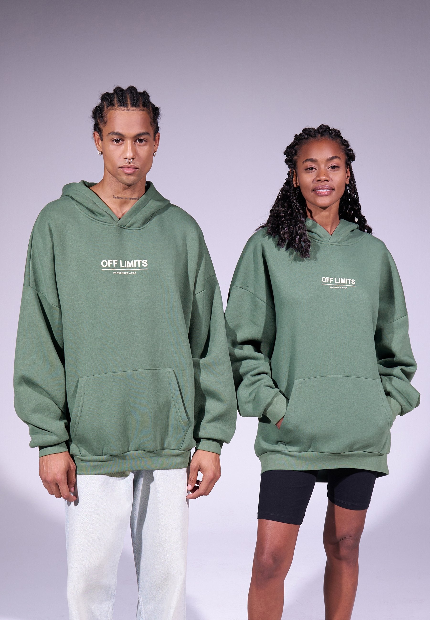 YOURTURN UNISEX RELAXED FIT OFF LIMITS HOODIE