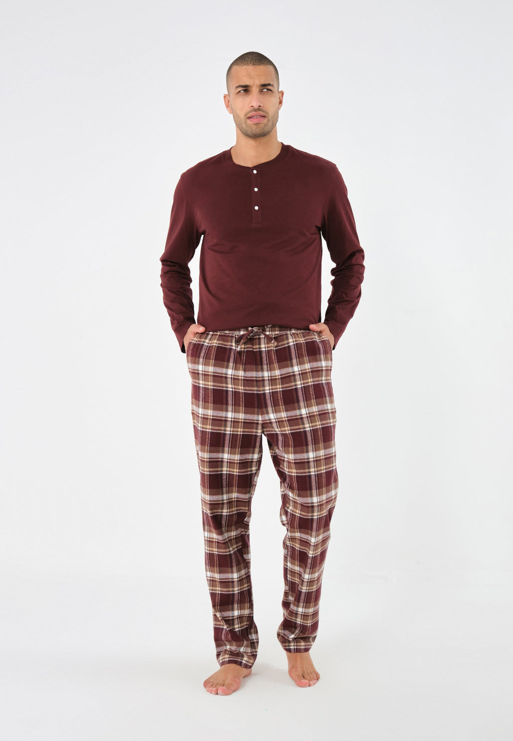 Pier One CHECK NIGHTWEAR SET