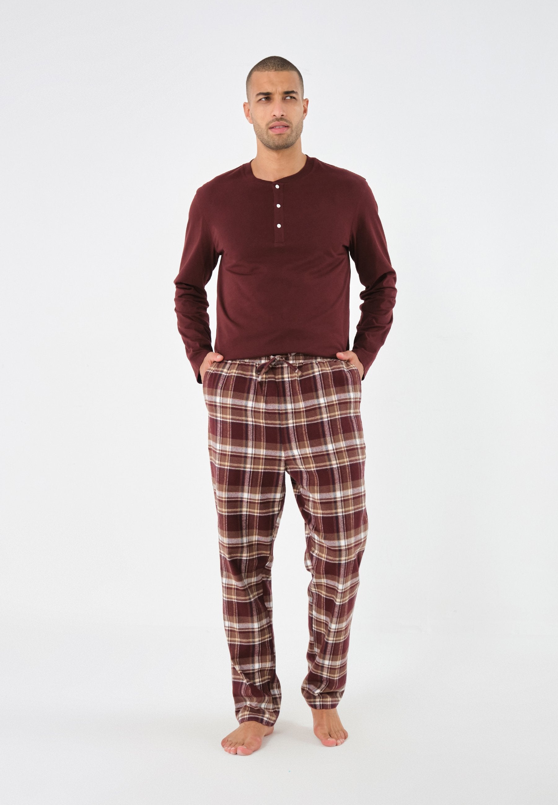 Pier One CHECK NIGHTWEAR SET