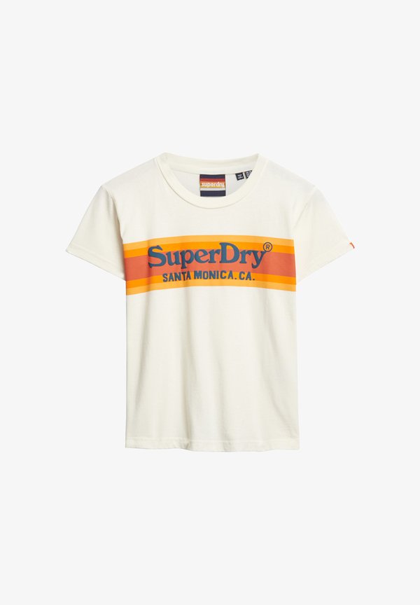 Superdry & Co VENUE OUTDOORS - Print T-shirt - desert bone off white