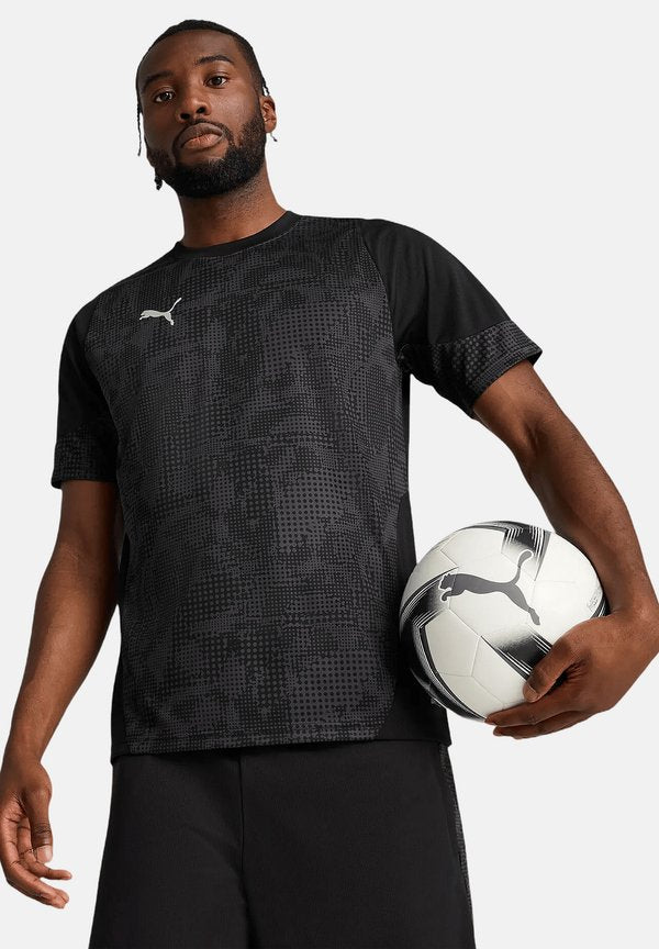 Puma Print T-shirt - schwarz