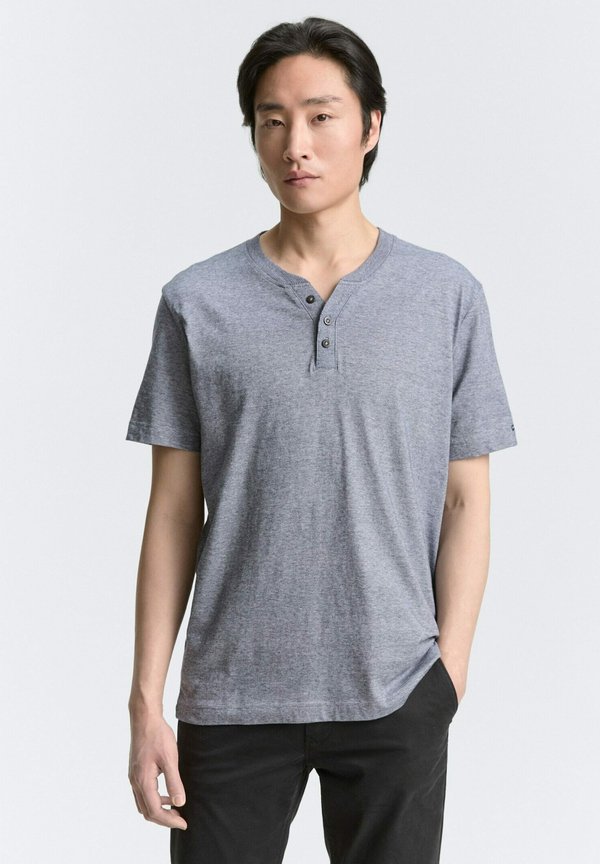 TOM TAILOR Basic T-shirt - navy white fine stripe