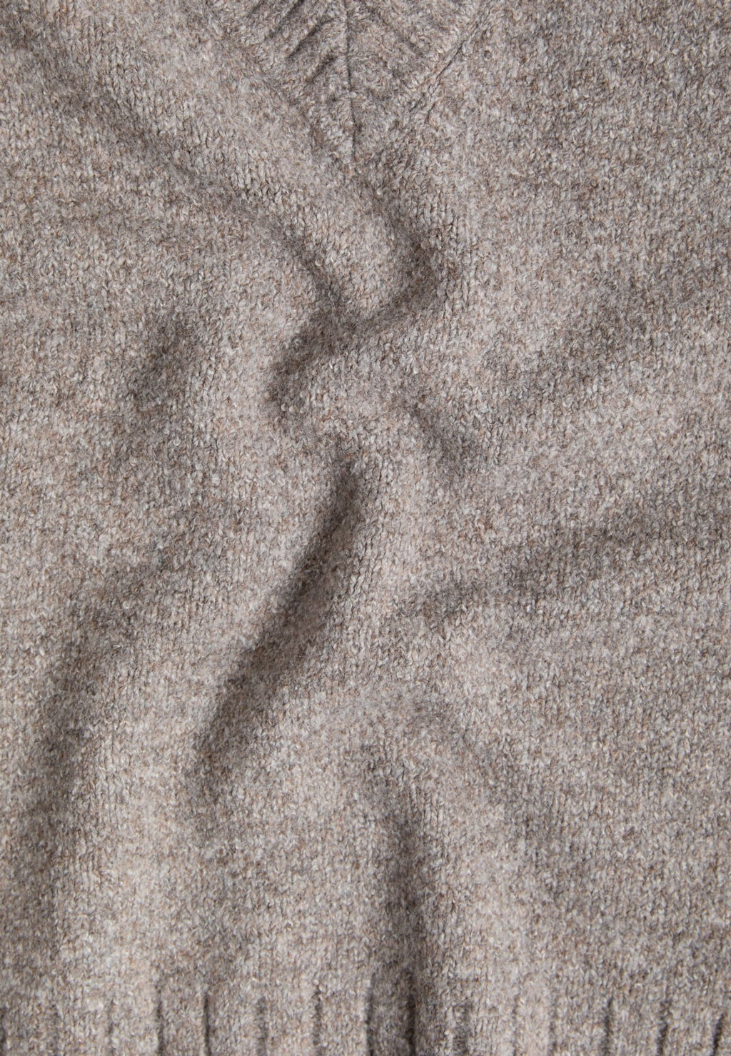 Marks & Spencer TEXTURED V-NECK TWISTED TWEED RELAXED