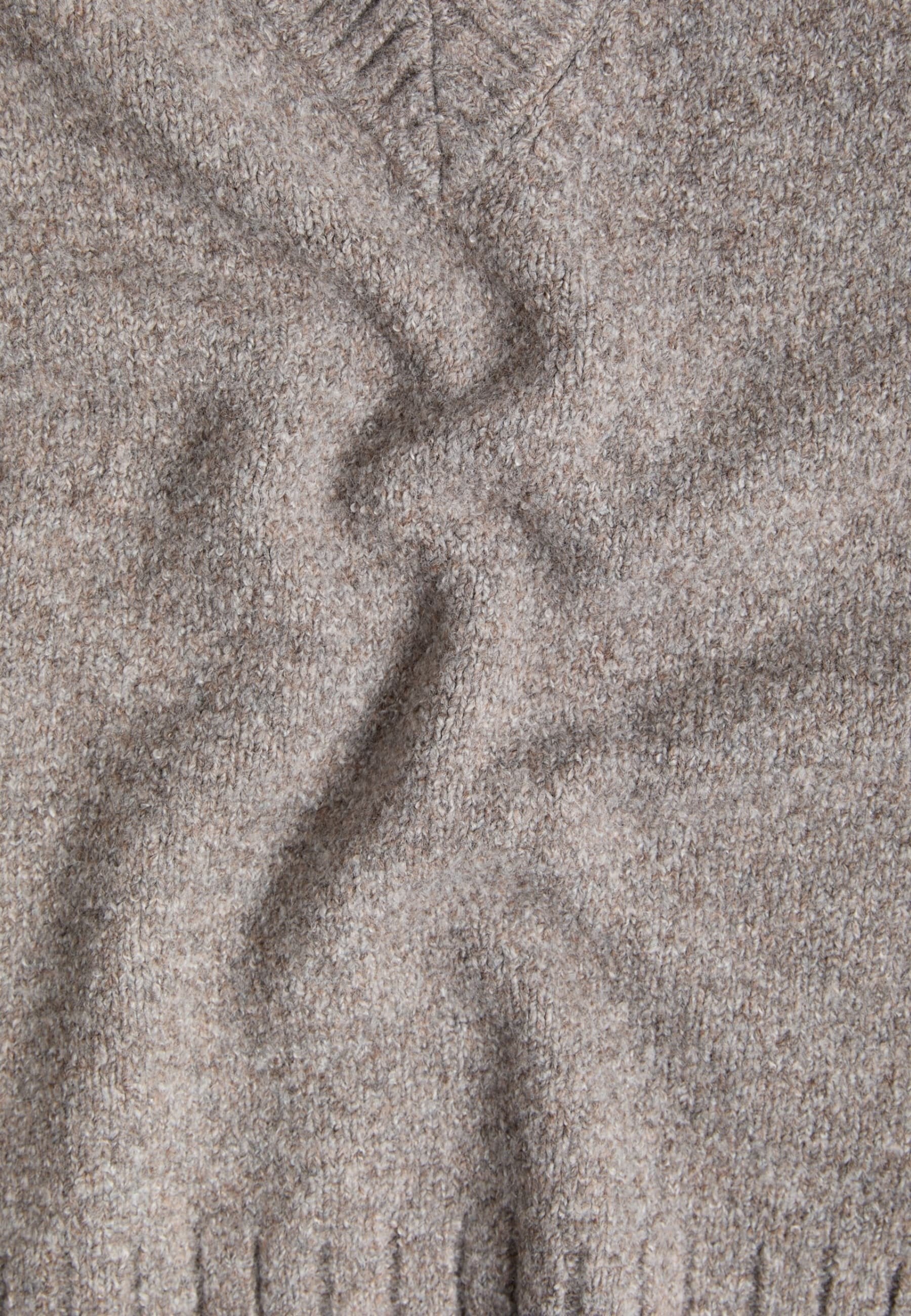 Marks & Spencer TEXTURED V-NECK TWISTED TWEED RELAXED