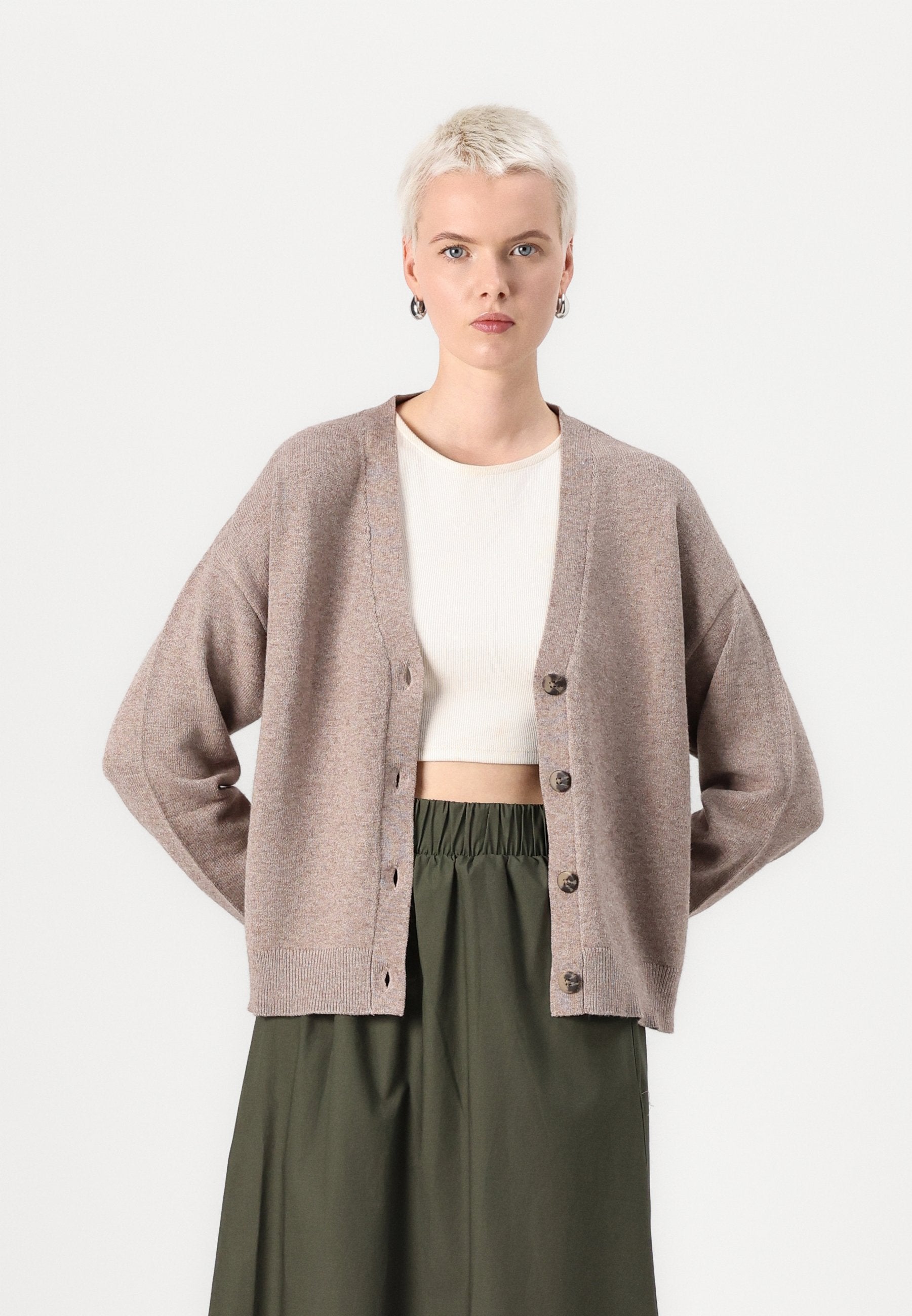 VILA VIRIL V-NECK KNIT CARDIGAN - NOOS