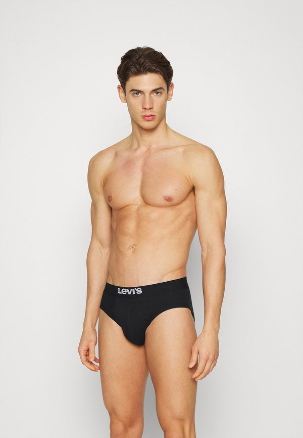 Levi's® MEN SOLID BASIC BRIEF 2 PACK - Briefs - black