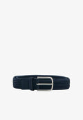 Mango ADULT - Braided belt - navy