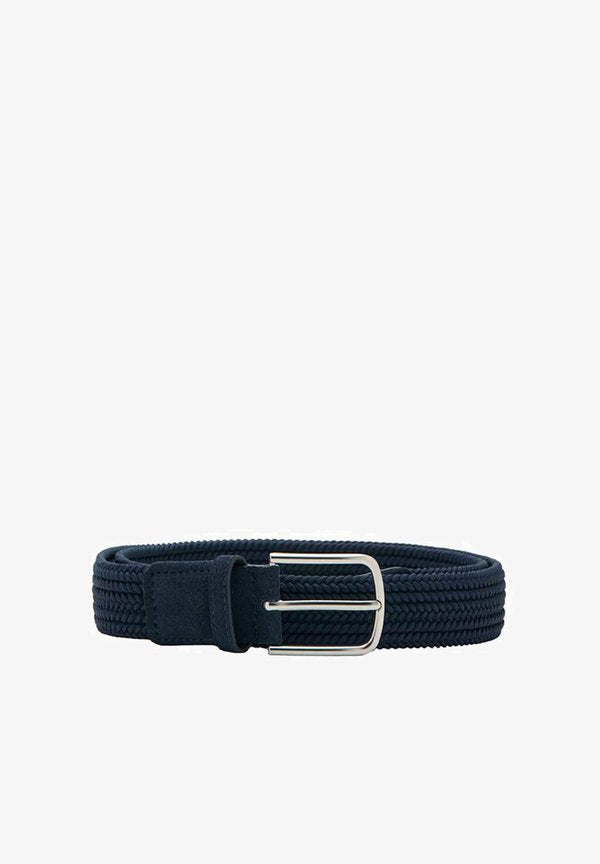 Mango ADULT - Braided belt - navy