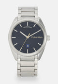 Calvin Klein PROGRESS UNISEX - Watch - silver-coloured/blue