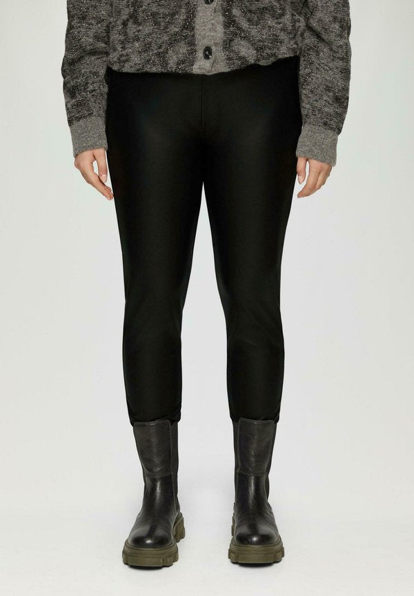 s.Oliver Leggings - Trousers - schwarz