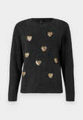 Vero Moda VMDOFFY O NECK SEQUINS PULLOVER