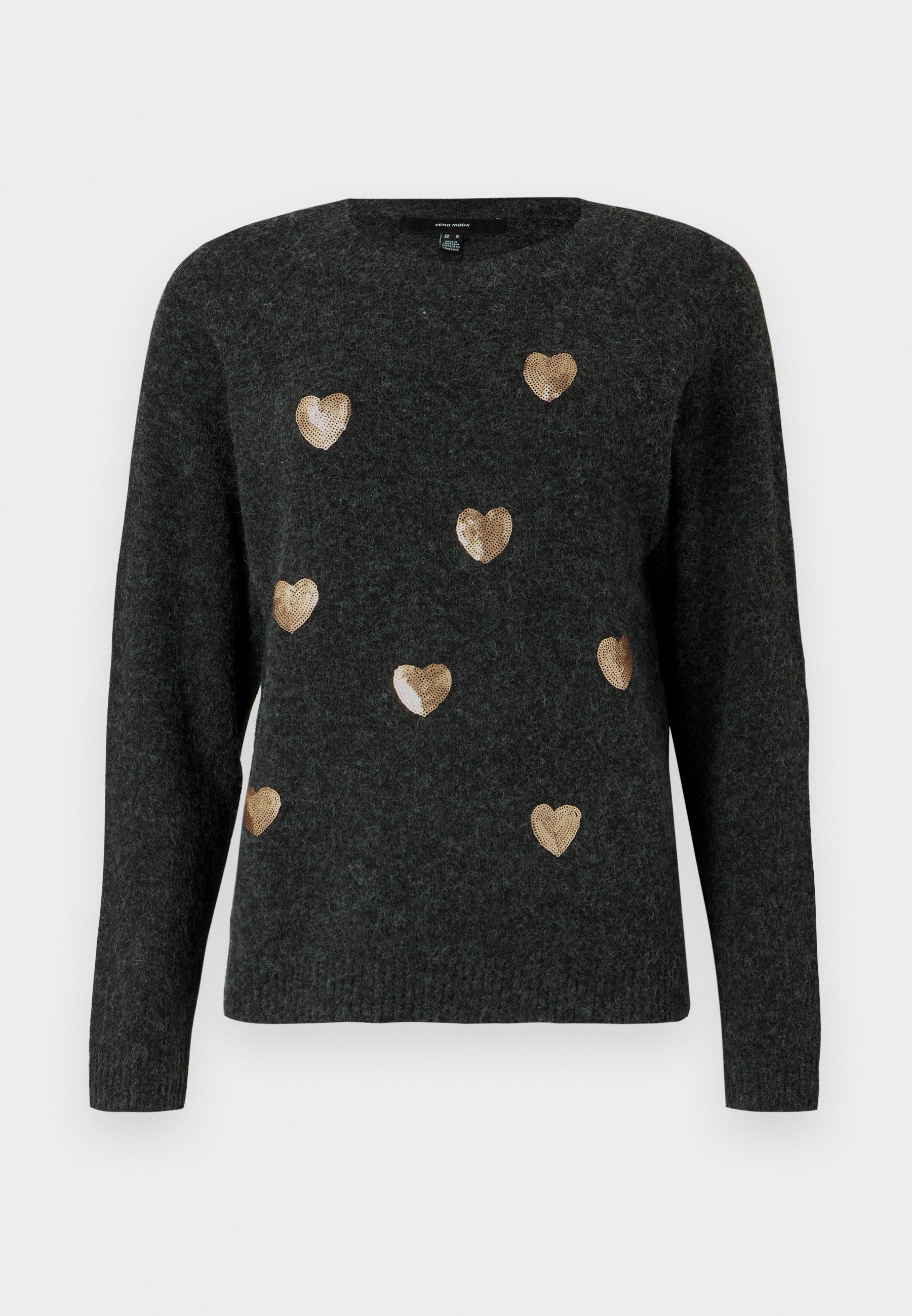 Vero Moda VMDOFFY O NECK SEQUINS PULLOVER