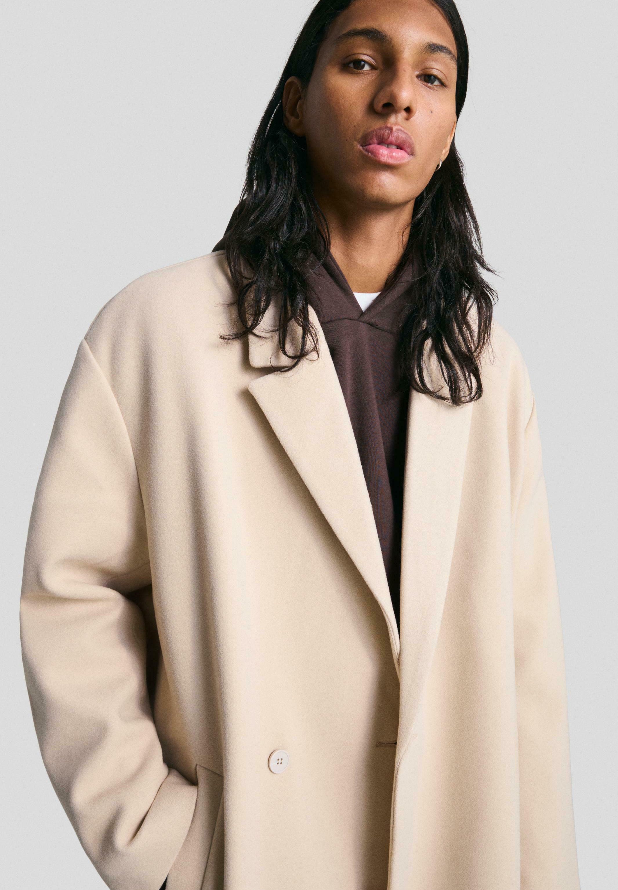 Bershka DOUBLE-BREASTED TEXTURE