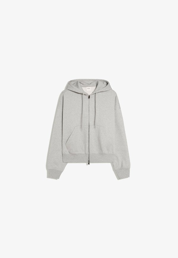 Bershka BASIC ZIP-UP SWEATSHIRT. - Zip-up sweatshirt - dark grey