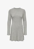 ONLY ONLMICHELLA O NECK DRESS - Jumper dress - medium grey melange