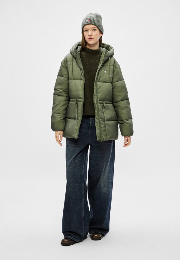 Tommy Jeans HOODED MIDI PUFFER