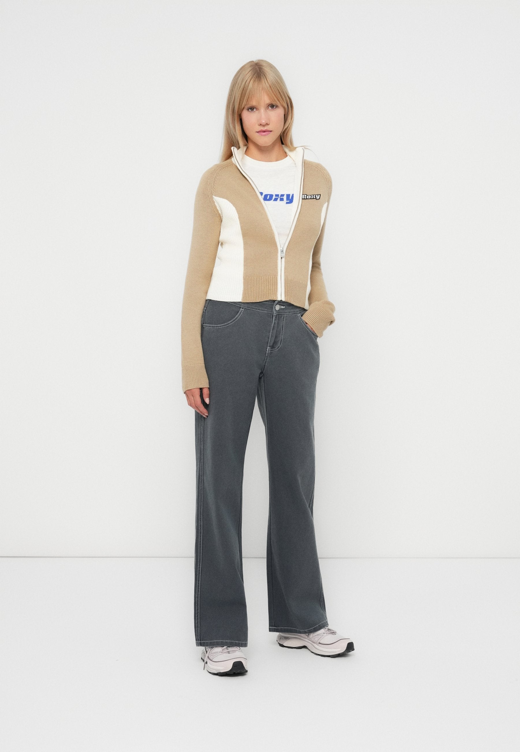 Roxy KIM BLOCKED MOCK NECK