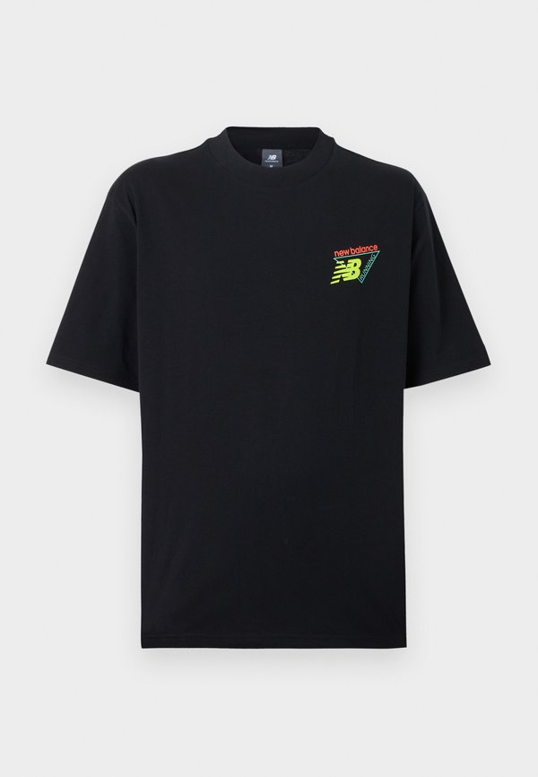 New Balance NEON HEAT MAP  - Print T-shirt - black