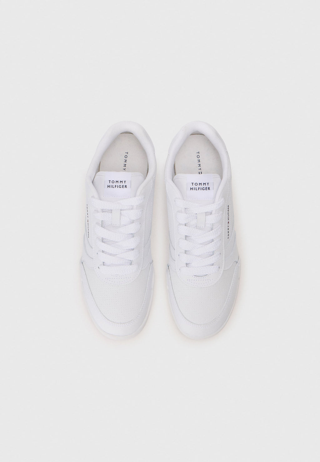 DEBOSSED LOGO CUPSOLE TRAINERS WITH LEATHER Media 4