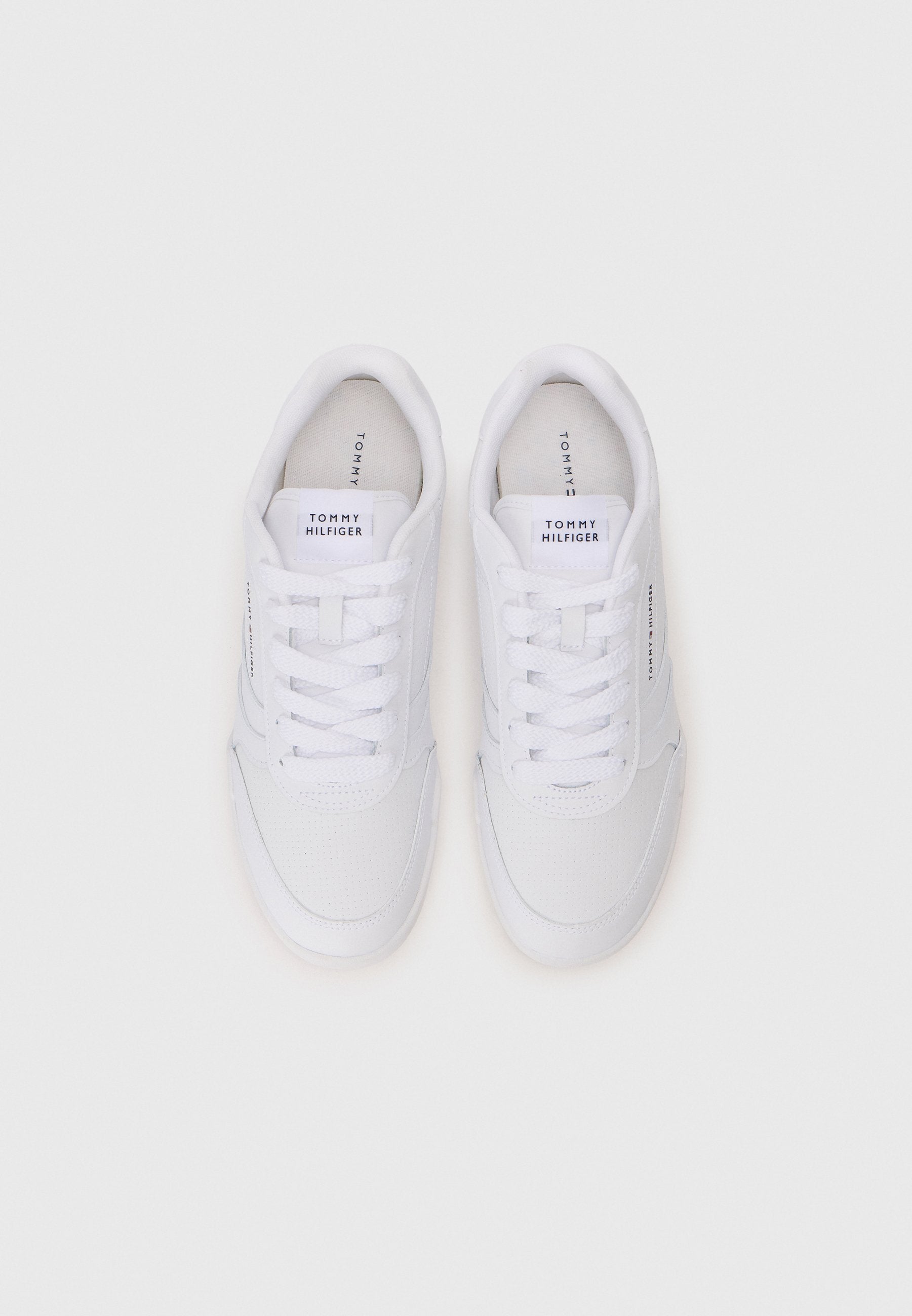 DEBOSSED LOGO CUPSOLE TRAINERS WITH LEATHER Media 4