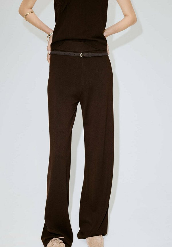 Mango ADULT - Trousers - dark brown