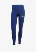 adidas Sportswear ESSENTIALS 3 STRIPES - Leggings - dark blue white