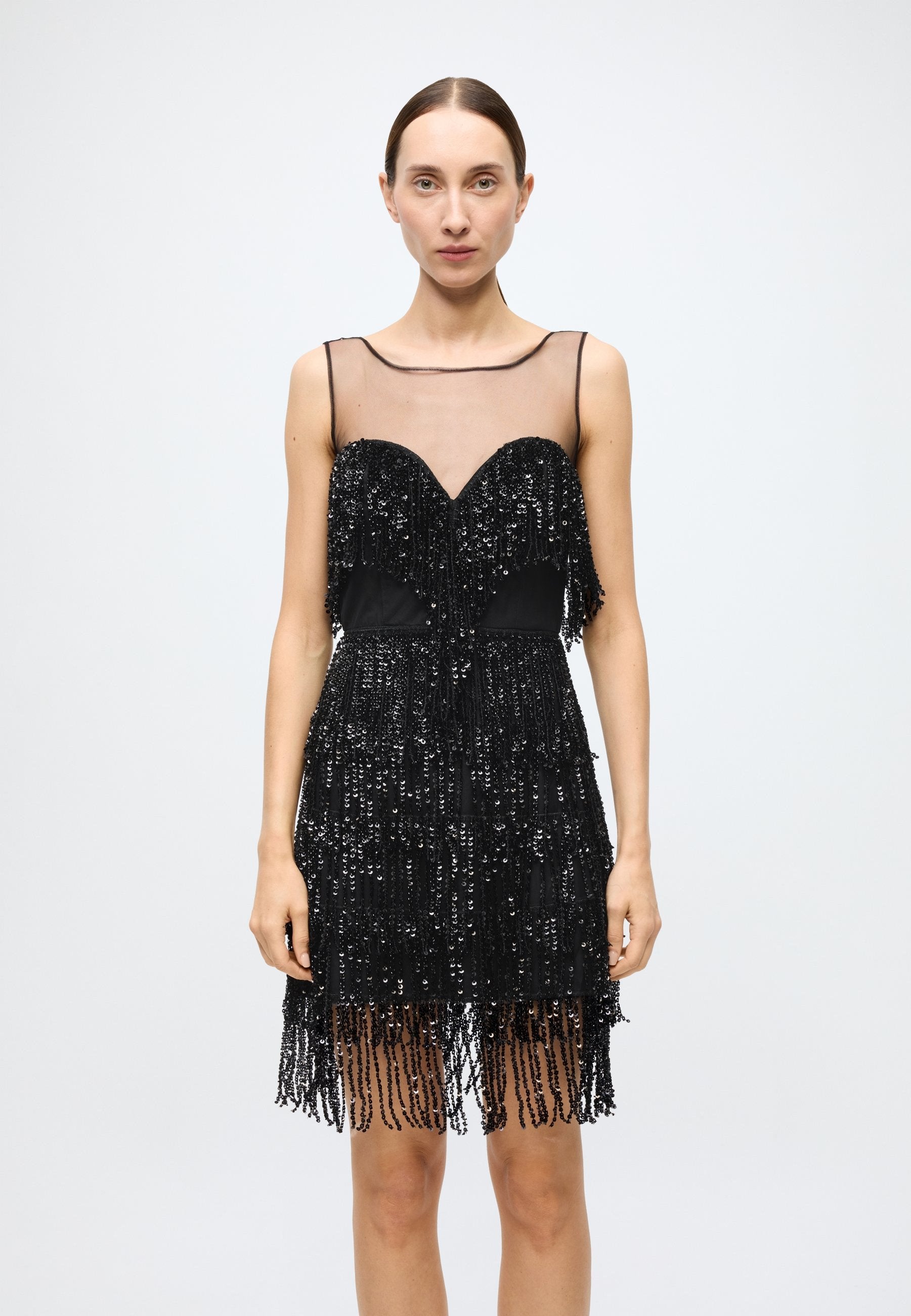 Bardot JORDANA FRINGE MINI DRESS