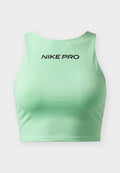 Nike Performance SCULPT PAD BRA - Medium support sports bra - illusion green/black