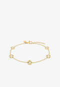s.Oliver FLOWER - Bracelet - gold-coloured
