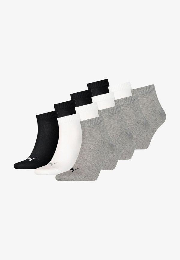 Puma 12 PACK UNISEX - Sports socks -  grey/white/black