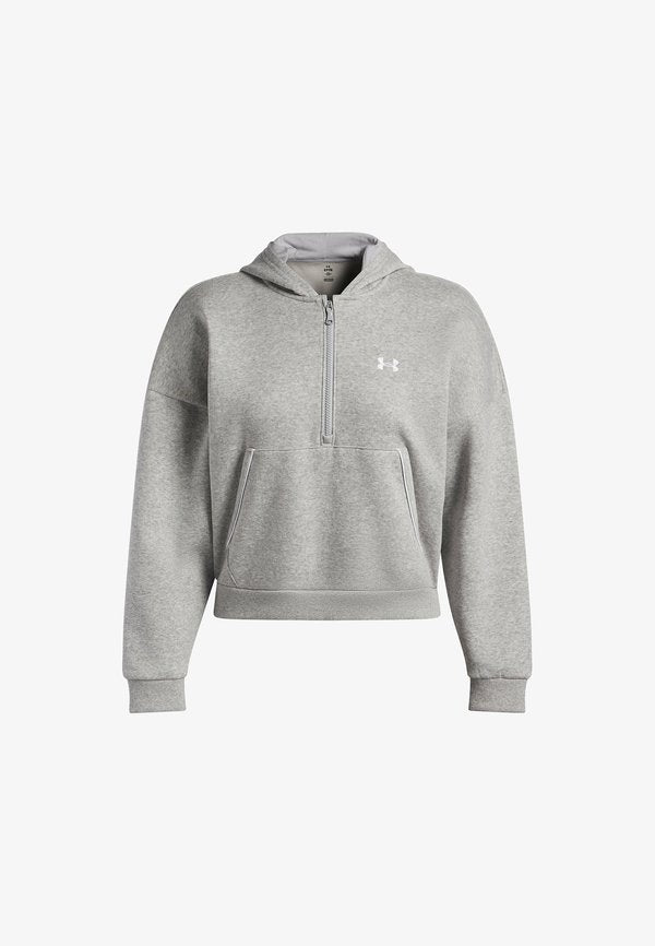 Under Armour RIVAL FLEECE PIPED - Hoodie - mod gray light heather