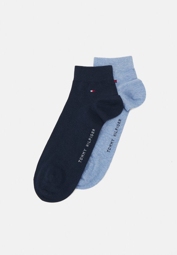 Tommy Hilfiger MEN QUARTER 2 PACK - Socks - light blue melange
