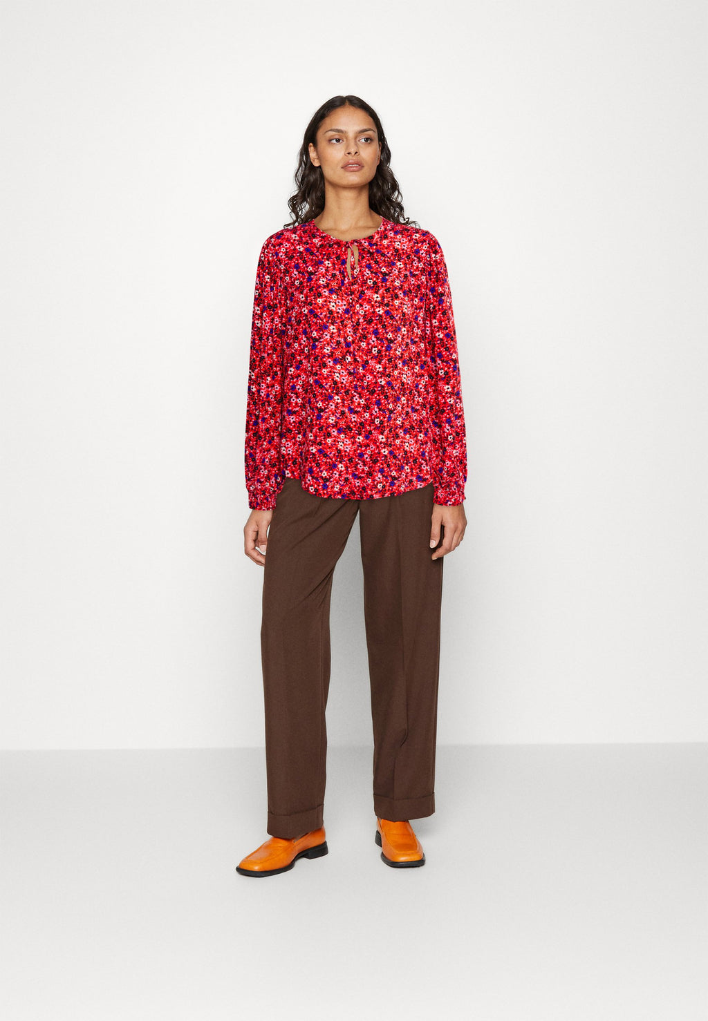 Marks & Spencer TIE NECK BLOUSE