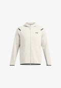 Under Armour UNSTOPPABLE FLEECE - Zip-up sweatshirt - summit white