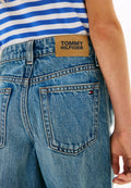 Tommy Hilfiger MABEL WHISKERED HIGH RISE WIDE LEG JEANS