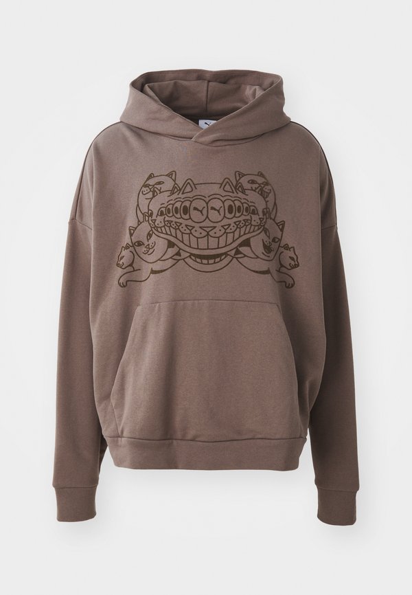 Puma X RIPNDIP BOXY GRAPHIC TR - Hoodie - flat bronze