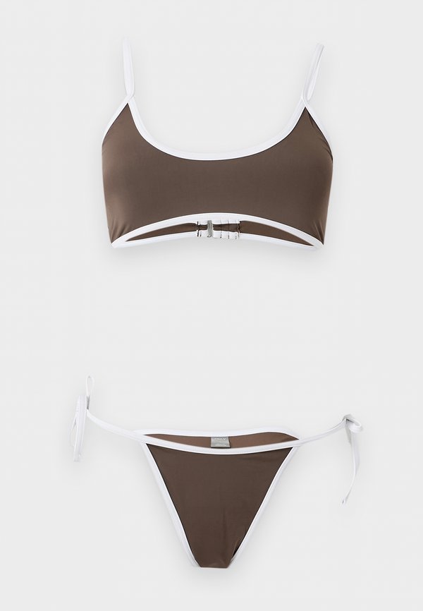 ONLY ONLMARSEILLE SCOOP NECK TIE SET  - Bikini - shopping bag/cloud dancer