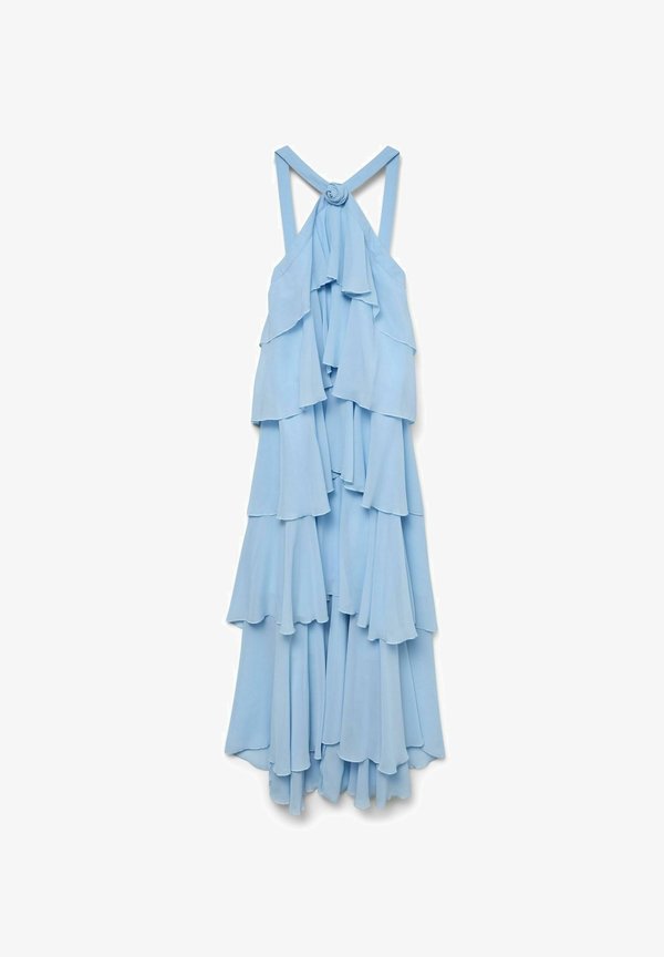 Vero Moda Curve Layered VMFELICIA Long - Occasion wear - airy blue