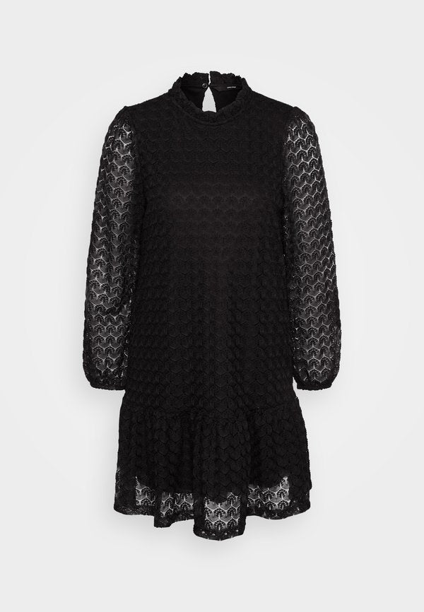 Vero Moda Petite VMBECCA O NECK SHORT DRESS