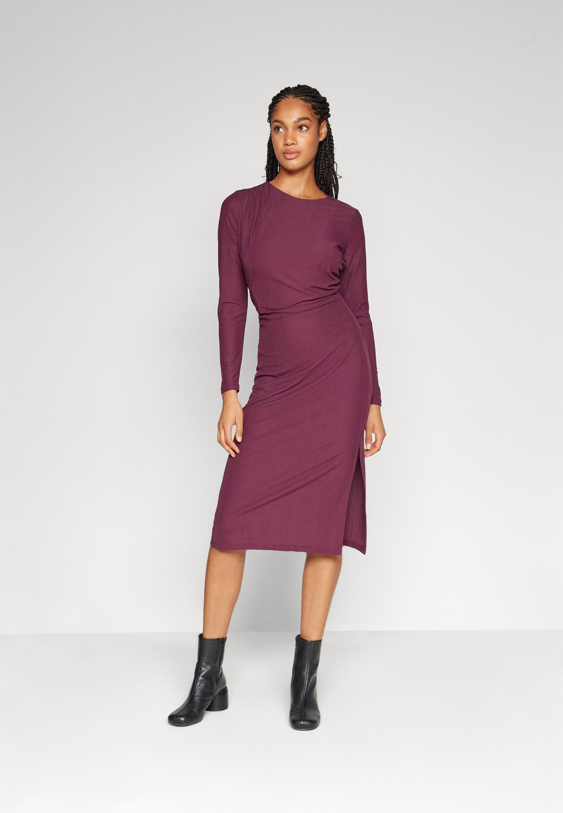 VILA VILUNA PARTINA MIDI SLIT DRESS